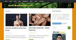 Desktop Screenshot of exoticboyreviews.com